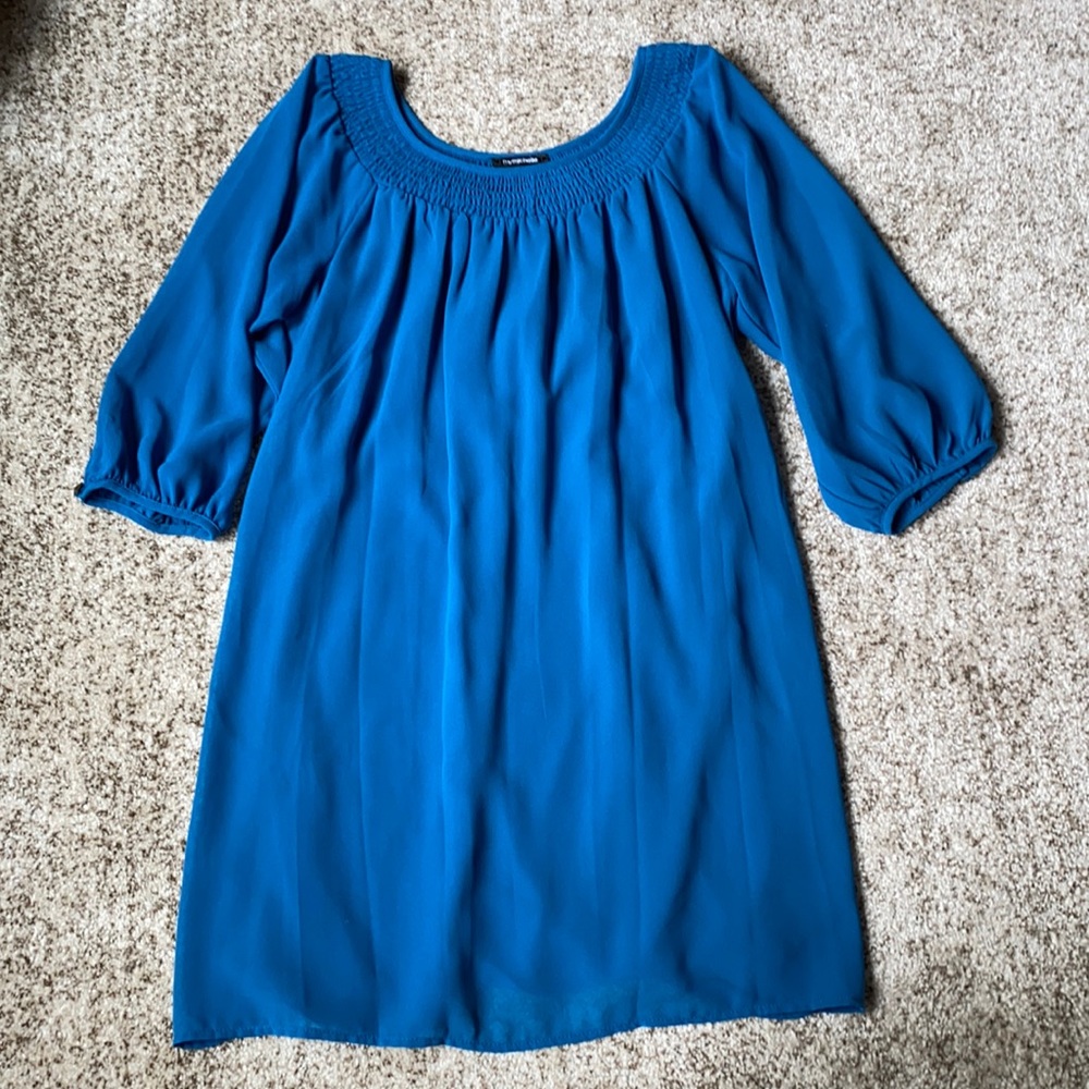 Blue dress